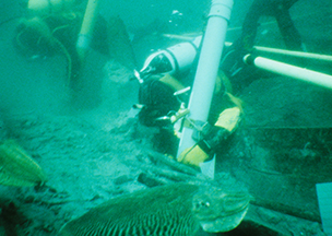 Underwater maritime archaeology