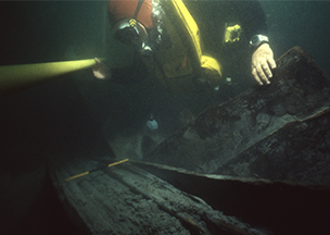 Underwater maritime archaeology