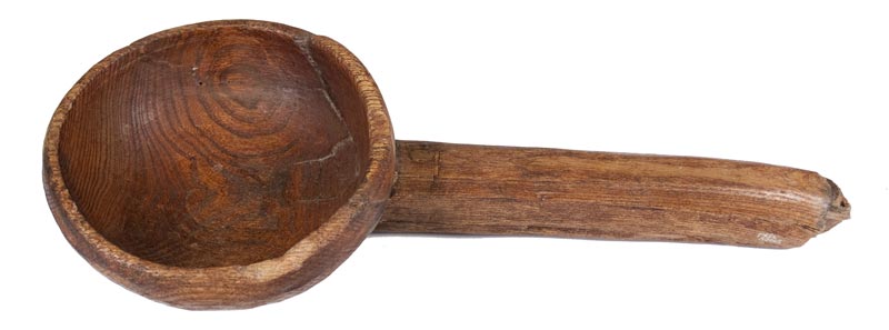 A broken ladle from the Mary Rose
