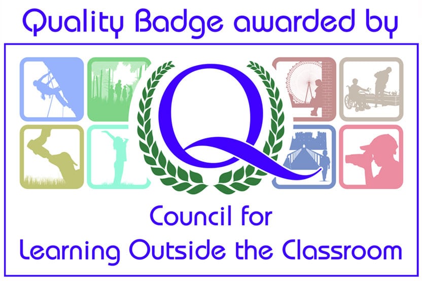 Quality Badge awarded by Council for Learning Outside the Classroom