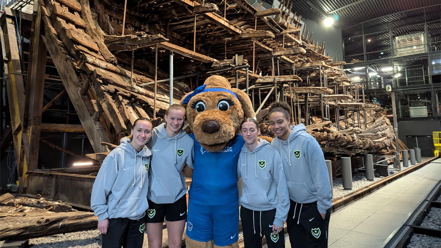 Mary Rose returns as Pompey Women mascot